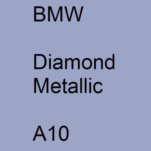 BMW, Diamond Metallic, A10.